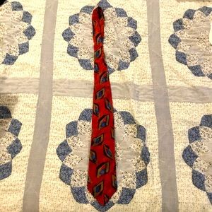 Red Necktie (with some blue, black, and gold colours)